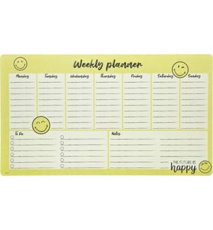 UNDERCOVER - Agendas bloc-notes hebdomadaires Smiley 60 feuilles
