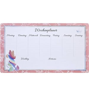UNDERCOVER - Agendas bloc-notes hebdomadaires Minnie Mouse 60 feuilles