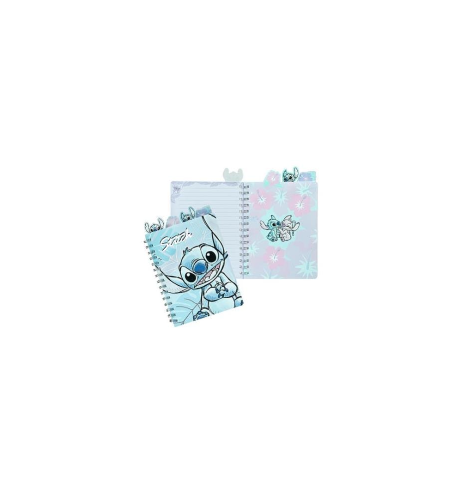 UNDERCOVER - Bloc-notes Disney Lilo & Stitch A5, À lignes, Bleu