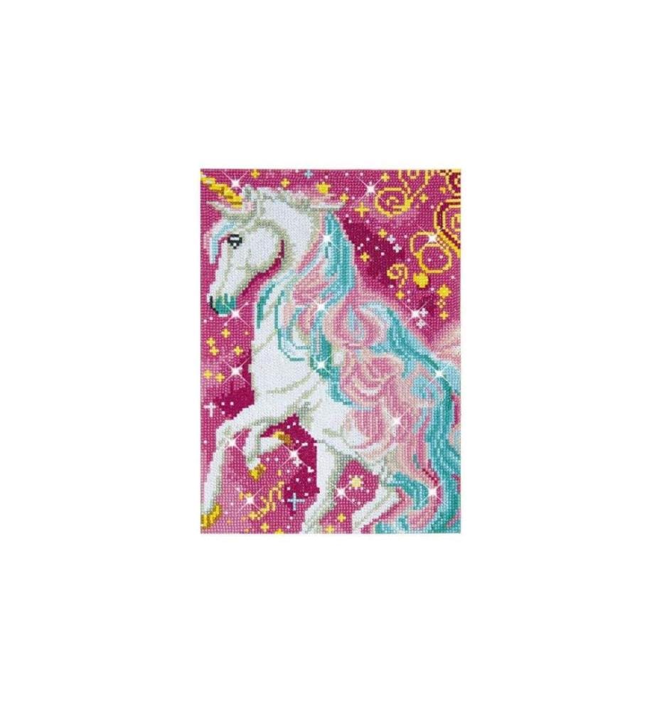 CRAZE - Bastelset Diamondz – Picture Set Unicorn
