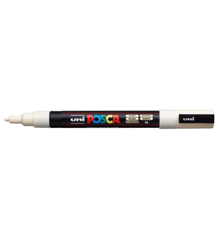 UNI - Permanent-Marker POSCA 0.9-1.3 mm, Elfenbein