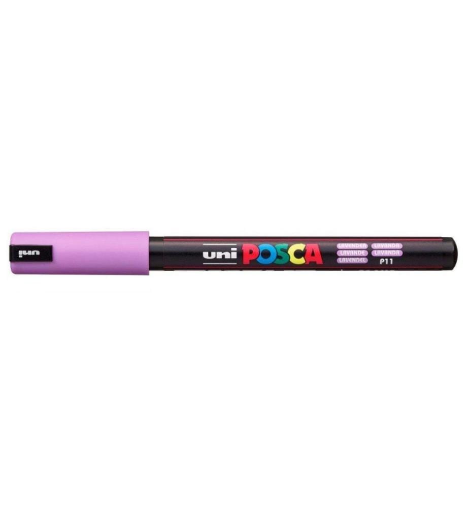 UNI - Marqueur indélébile POSCA Softcolors 0,7 mm, Lavande