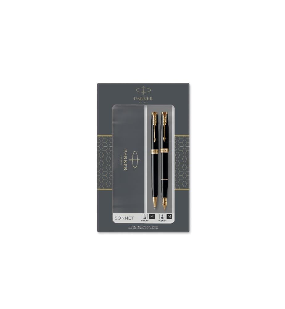 PARKER - Stylo plume DuoSet PARKER - Sonnet Lacquer Noir