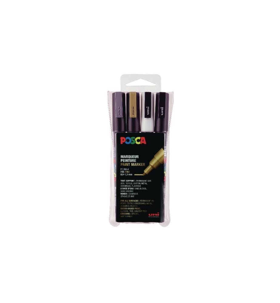 UNI - Permanent-Marker 0.9 mm - 1.3 mm, Mehrfarbig