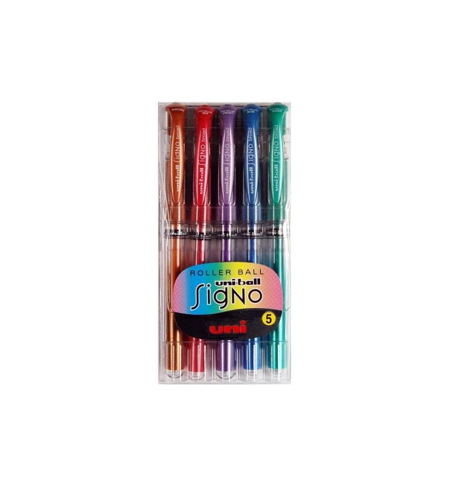 UNI - Stylo à encre gel SIGNO Broad Gel 0.65 mm, multicolore