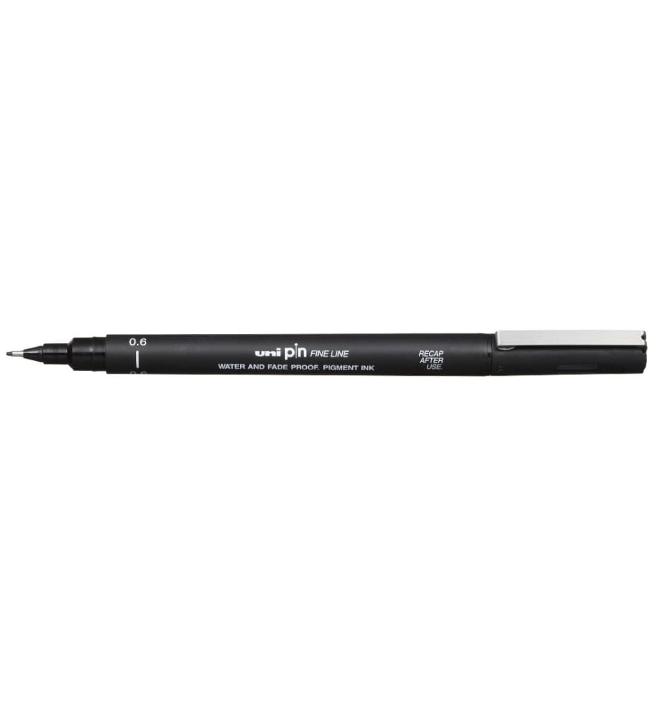 UNI - Fineliner UNI - PIN 0.6 mm Noir