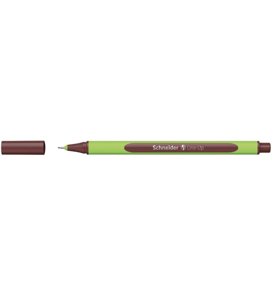 SCHNEIDER - Fineliner Line-Up 0.4 mm, Brun foncé, 10 pièces