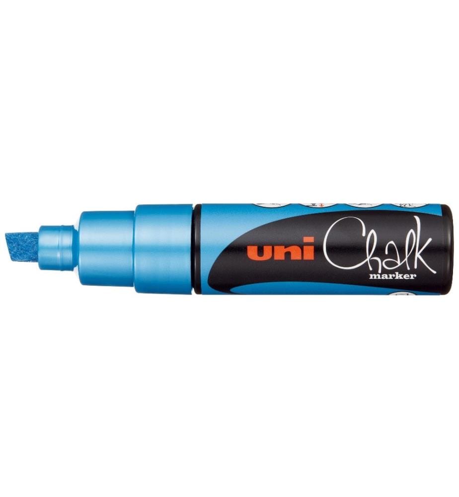 UNI - Kreidemarker UNI - CHALK 8 mm Metallic Blau