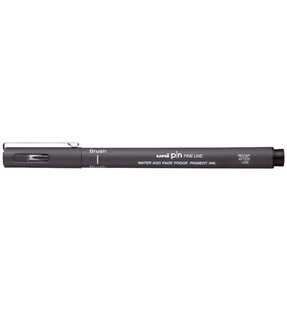 UNI - Fineliner UNI - PIN Brush Dunkelgrau