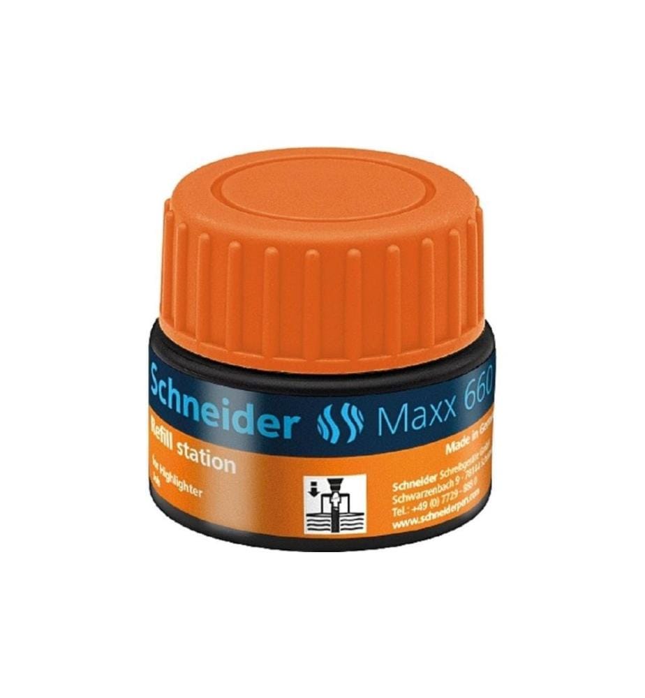 SCHNEIDER - Tintenglas Nachfülltinte 660 Orange