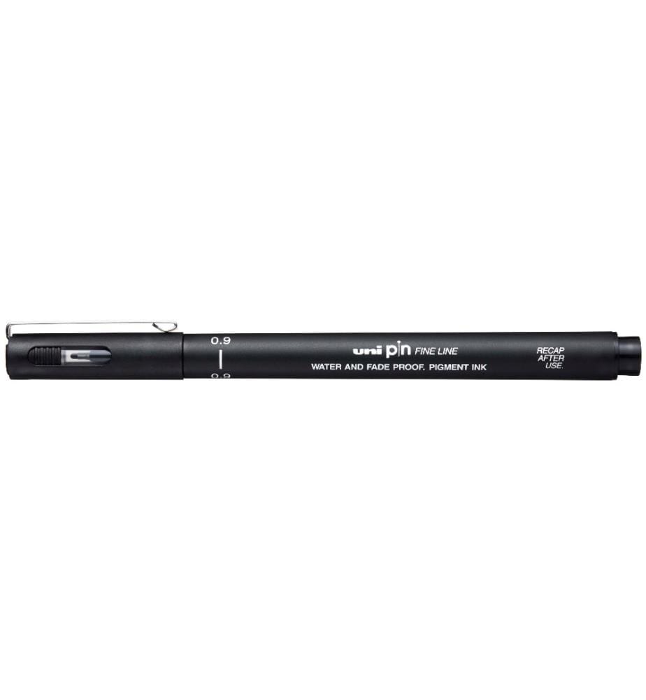 UNI - Fineliner UNI - PIN 0.9 mm, Schwarz