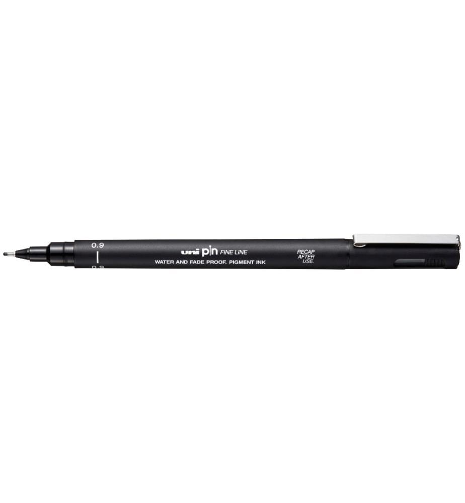 UNI - Fineliner UNI - PIN 0.9 mm, Schwarz