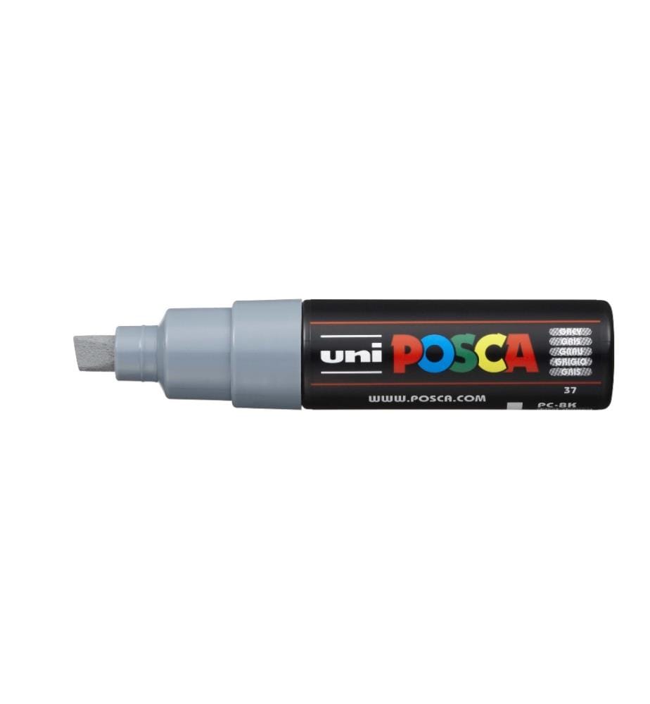 UNI - Marqueur indélébile POSCA 8 mm gris