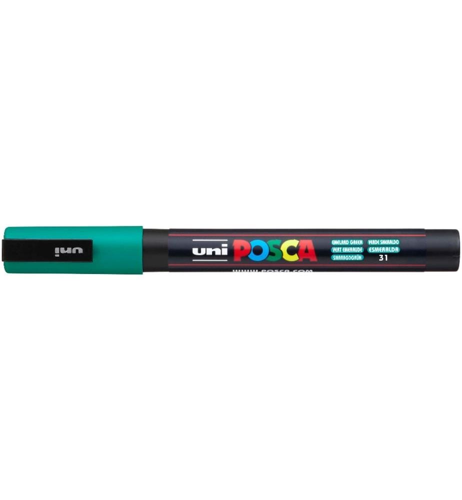 UNI - Marqueur indélébile POSCA 0,9-1,3 mm, Vert émeraude
