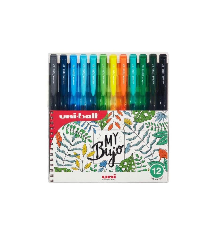 UNI - Stylo à encre gel UNI --ball UMB-155N Aucune indication, 12 pièces