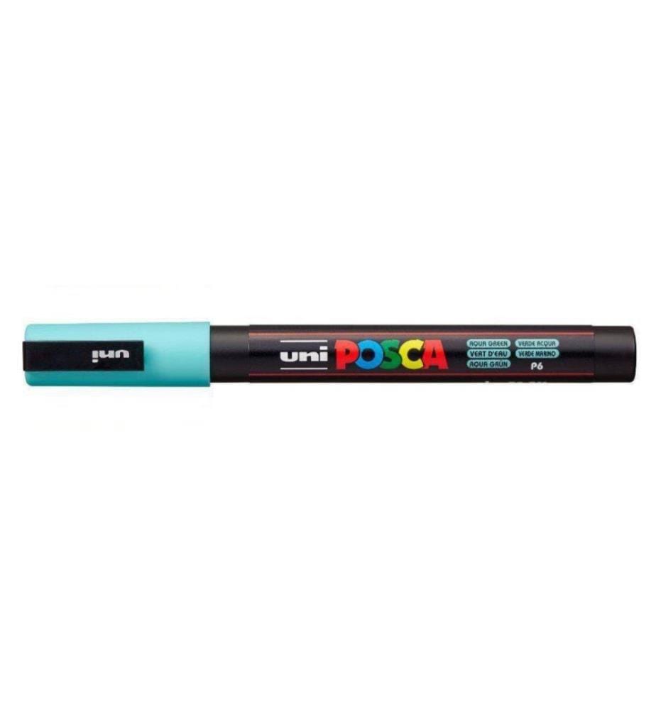 UNI - Marqueur indélébile POSCA Softcolors 0,9 - 1,3 mm, Aqua