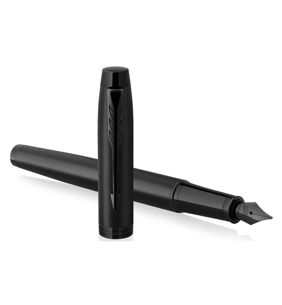 PARKER - Stylo plume IM Achromatic, F, noir mat