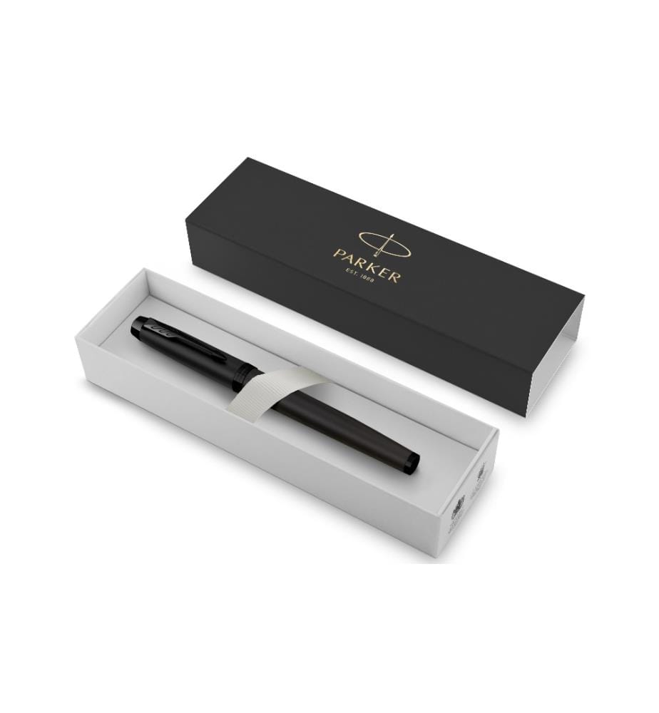 PARKER - Stylo plume IM Achromatic, F, noir mat
