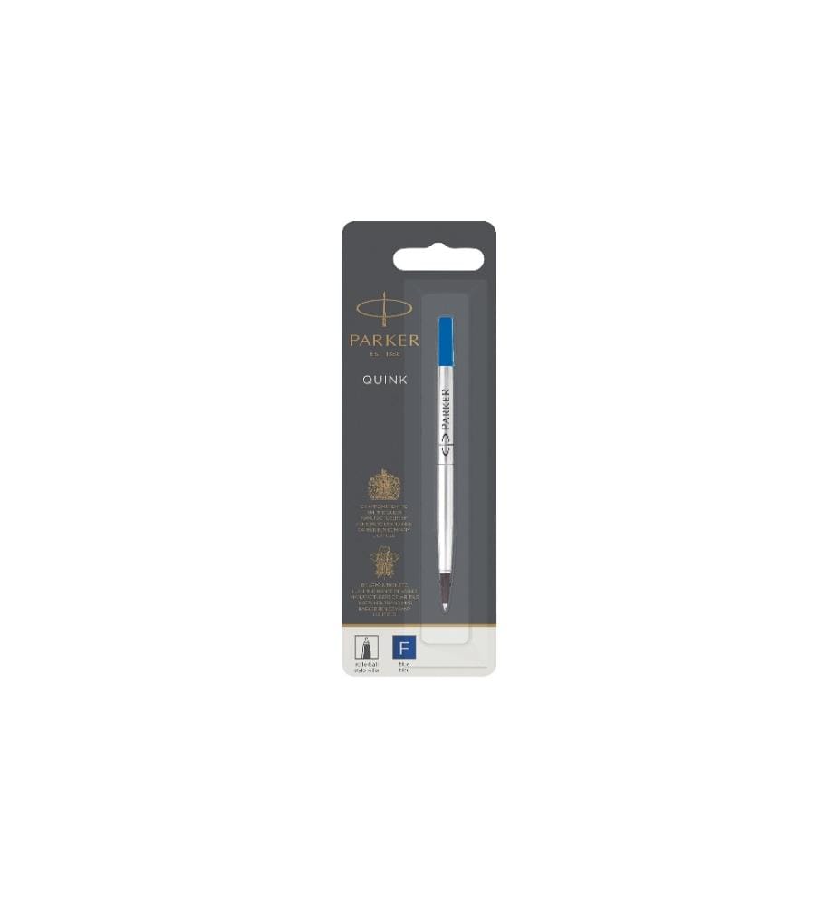PARKER - Cartouche Quinkflow Mine Bleu, fin (F)