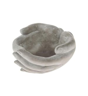 OPIFLOR - Coupe Des mains concrètes 16 x 15 x 8 cm