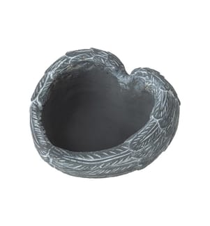 OPIFLOR - Décoration de la tombe Coeur Théo Polyrésine, 17.5 cm