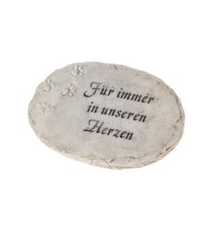 OPIFLOR - Décoration de la tombe Plaque avec inscription et patte d'animal