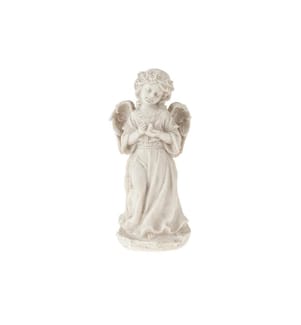 OPIFLOR - Décoration de la tombe Ange Cara avec colombe Polyrésine, 20 cm
