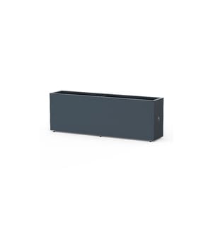 HERSTERA - Bac à fleurs Metal Planter 30, 150 x 30 x 50 cm, anthracite