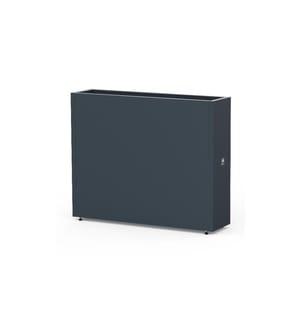 HERSTERA - Bac à fleurs Planter Divider 25, 100x25x80 cm, anthracite