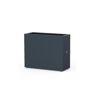 HERSTERA - Bac à fleurs Divider Planter 40, 100 x 40 x 80 cm, anthracite