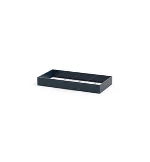 HERSTERA - Bac à fleurs Metal Planter Edge 25, 200x100x25 cm, anthracite