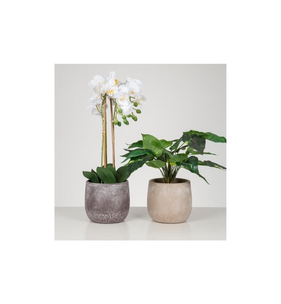 SCHEURICH - Blumentopf Dune 6.1 l, Crème