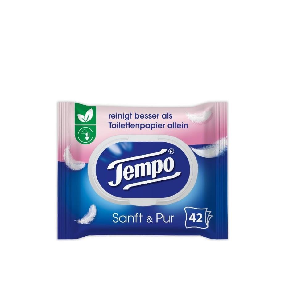 Tempo TEMPO Feuchttücher sanft & pur parfumfre… DeinDeal