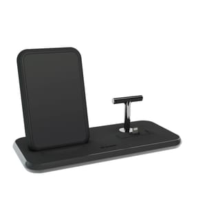 ZENS - Chargeur sans fil Dual QI + Lightning Noir