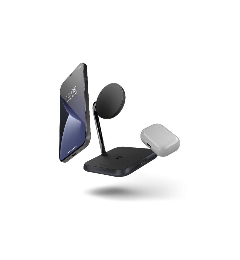 ZENS - Wireless Charger Magnetic 3in1 Schwarz