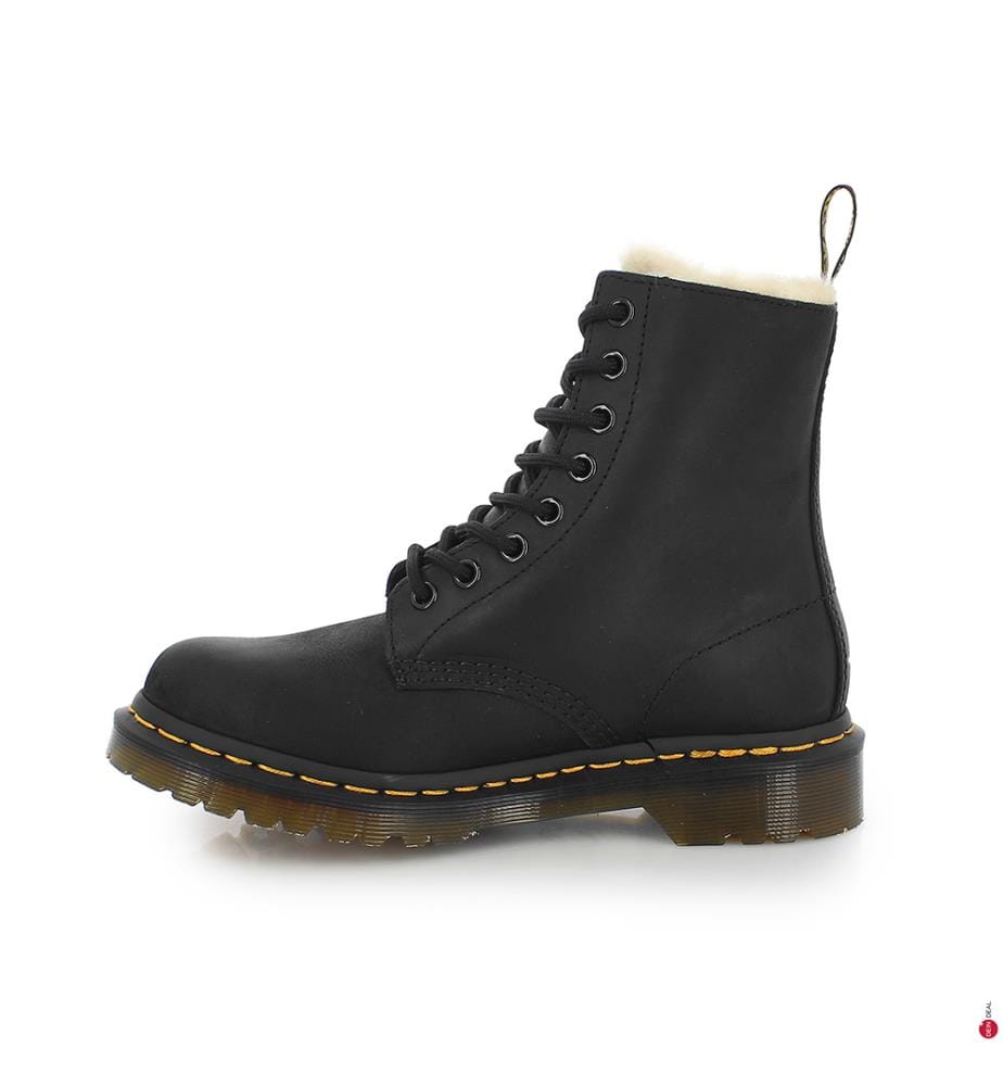 Dr martens 1460 serena gefüttert schwarz clearance
