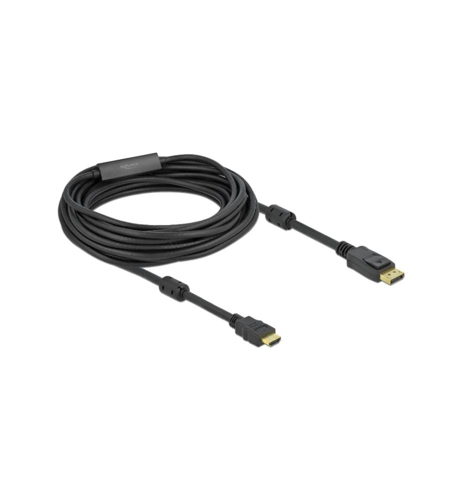 DELOCK - Kabel aktiv DisplayPort - HDMI, 10 m