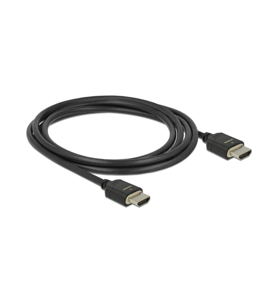 DELOCK - Kabel 8K 60Hz HDMI - HDMI, 2 m, Schwarz