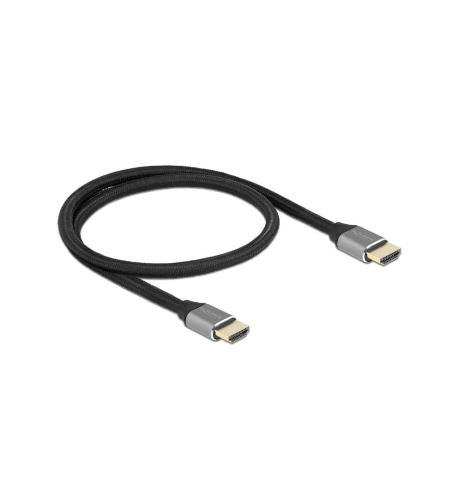 DELOCK - Kabel 8K 60Hz HDMI - HDMI, 0.5 m, Grau