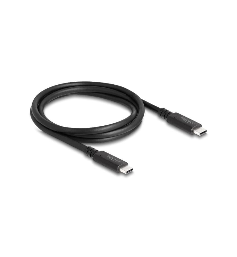 DELOCK - USB4-Kabel 40 Gbps koaxial USB C - USB C 1.2 m