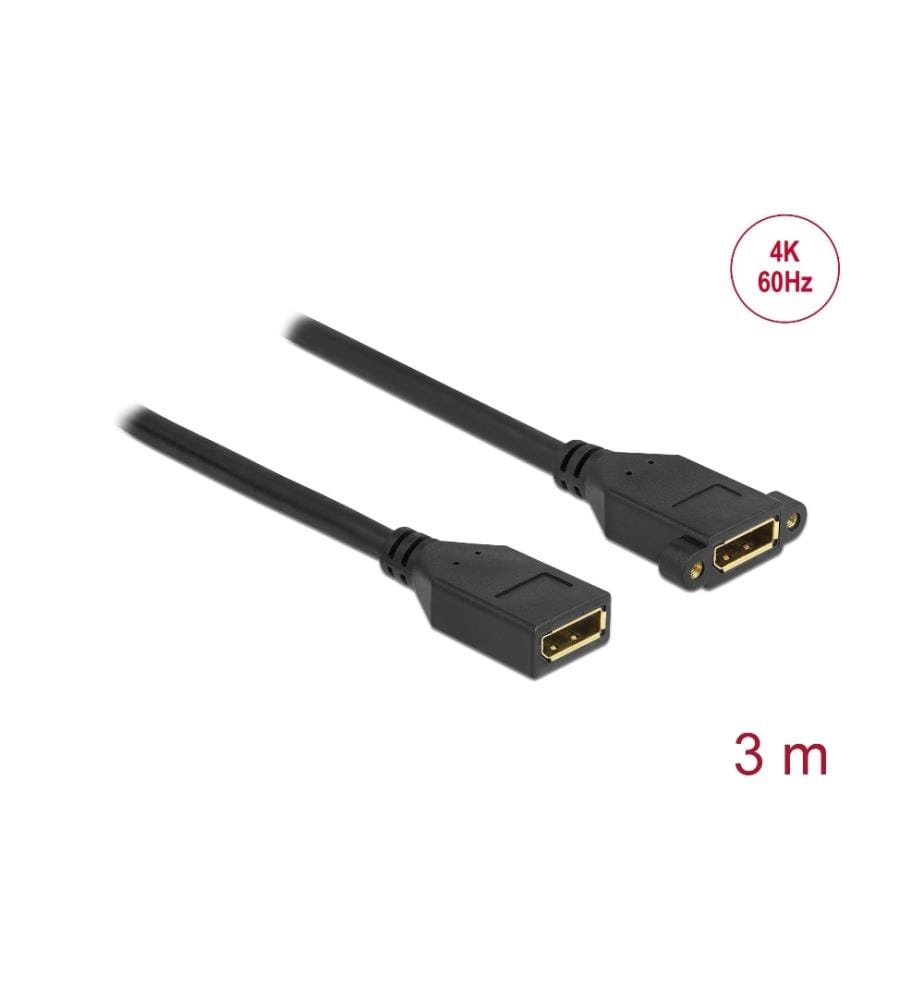 DELOCK - Verlängerungskabel DisplayPort - DisplayPort, 3 m