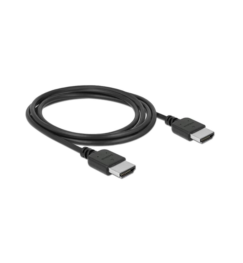 DELOCK - Kabel hochflexibel, 4K 60Hz HDMI - HDMI, 2 m, Schwarz