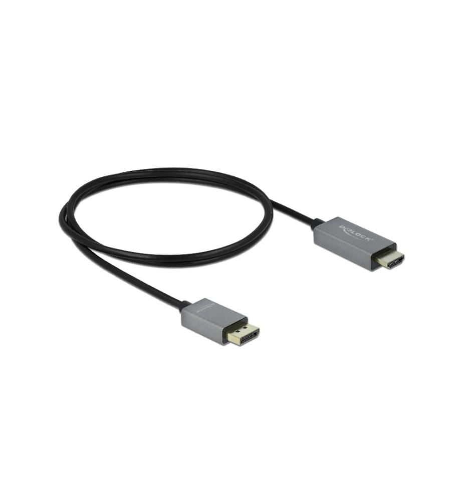 DELOCK - Kabel DisplayPort 1.4 - HDMI, 4K 60Hz, HDR 3m