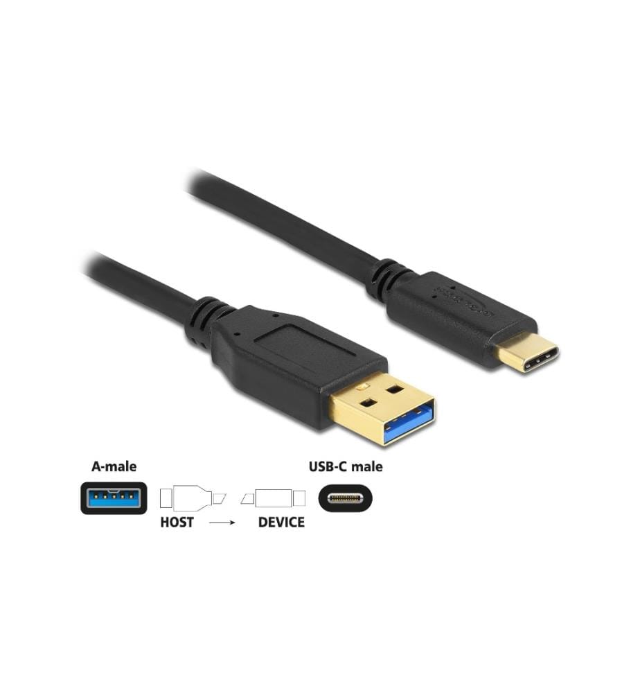DELOCK - Câble USB 3.1 USB A - USB C 3 m