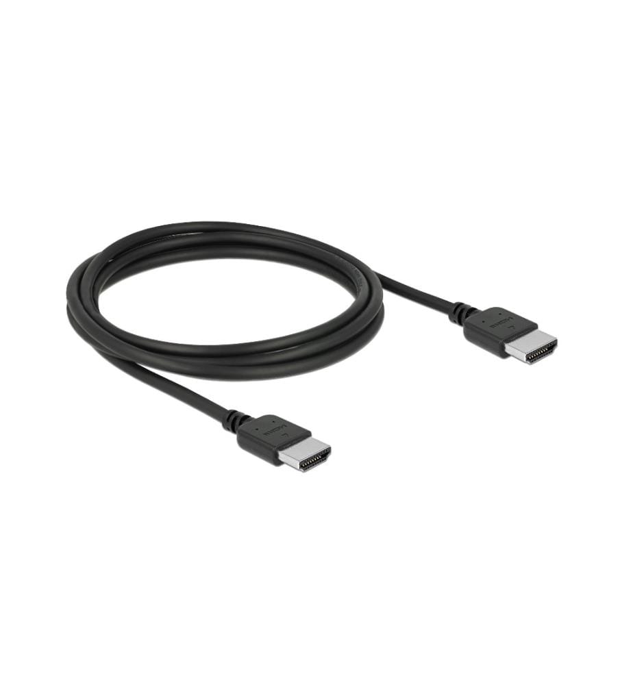 DELOCK - Kabel hochflexibel, 4K 60Hz HDMI - HDMI, 1.5 m, Schwarz