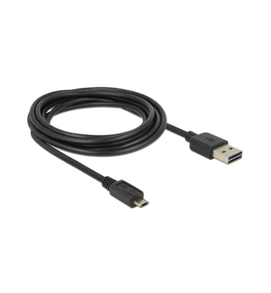 DELOCK - USB 2.0-Kabel EASY-USB USB A - Micro-USB B 3 m