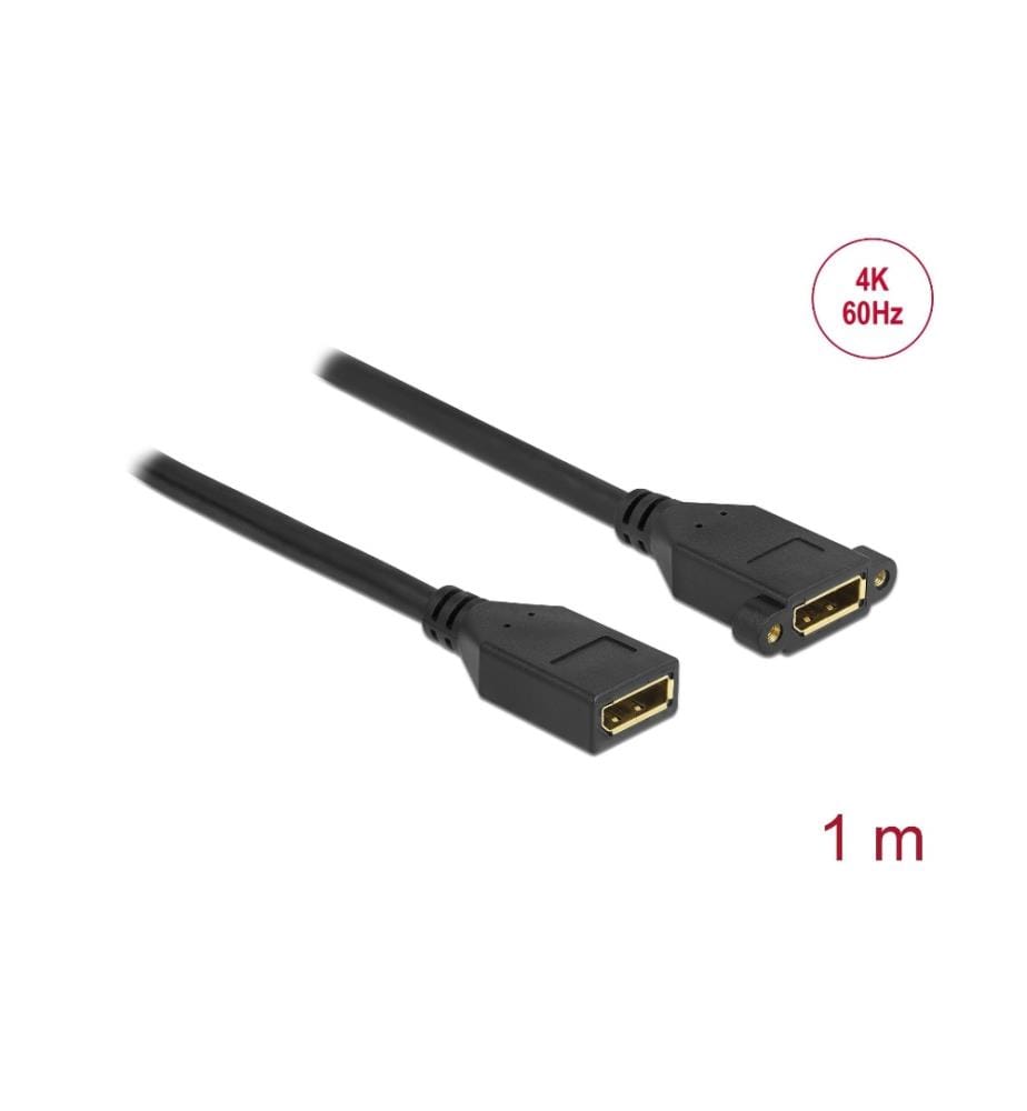 DELOCK - Verlängerungskabel DisplayPort - DisplayPort, 1 m