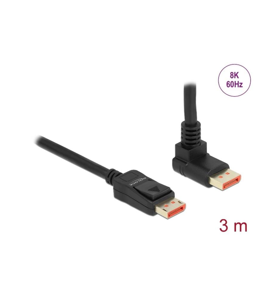 DELOCK - Kabel Oben gewinkelt DisplayPort - DisplayPort, 3 m