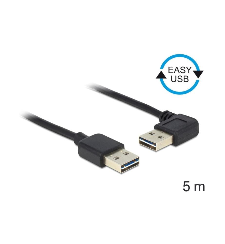 DELOCK - USB 2.0-Kabel EASY-USB USB A - USB A 5 m