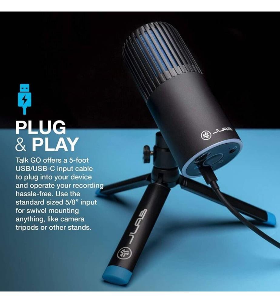 JLab Talk GO Microphone USB Plug & Play avec USB… DeinDeal